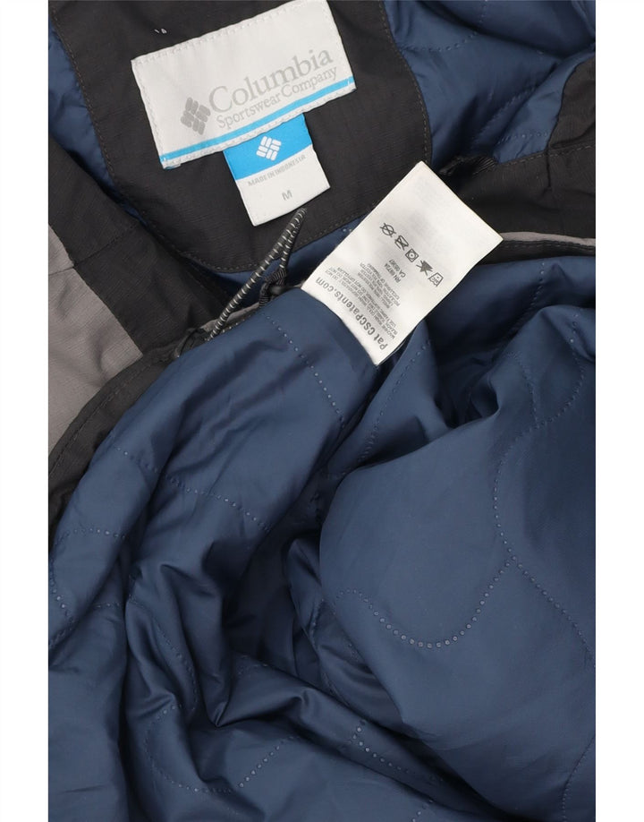 Columbia Herren-Windbreakerjacke mit Kapuze, UK 38, mittelgrau, Farbblock