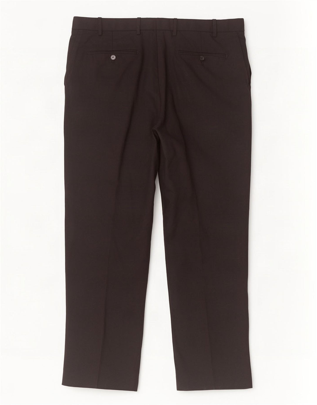 Marks & Spencer Herren-Anzughose mit maßgeschneiderter Passform und gerader Passform, W38, L31, schwarze Wolle