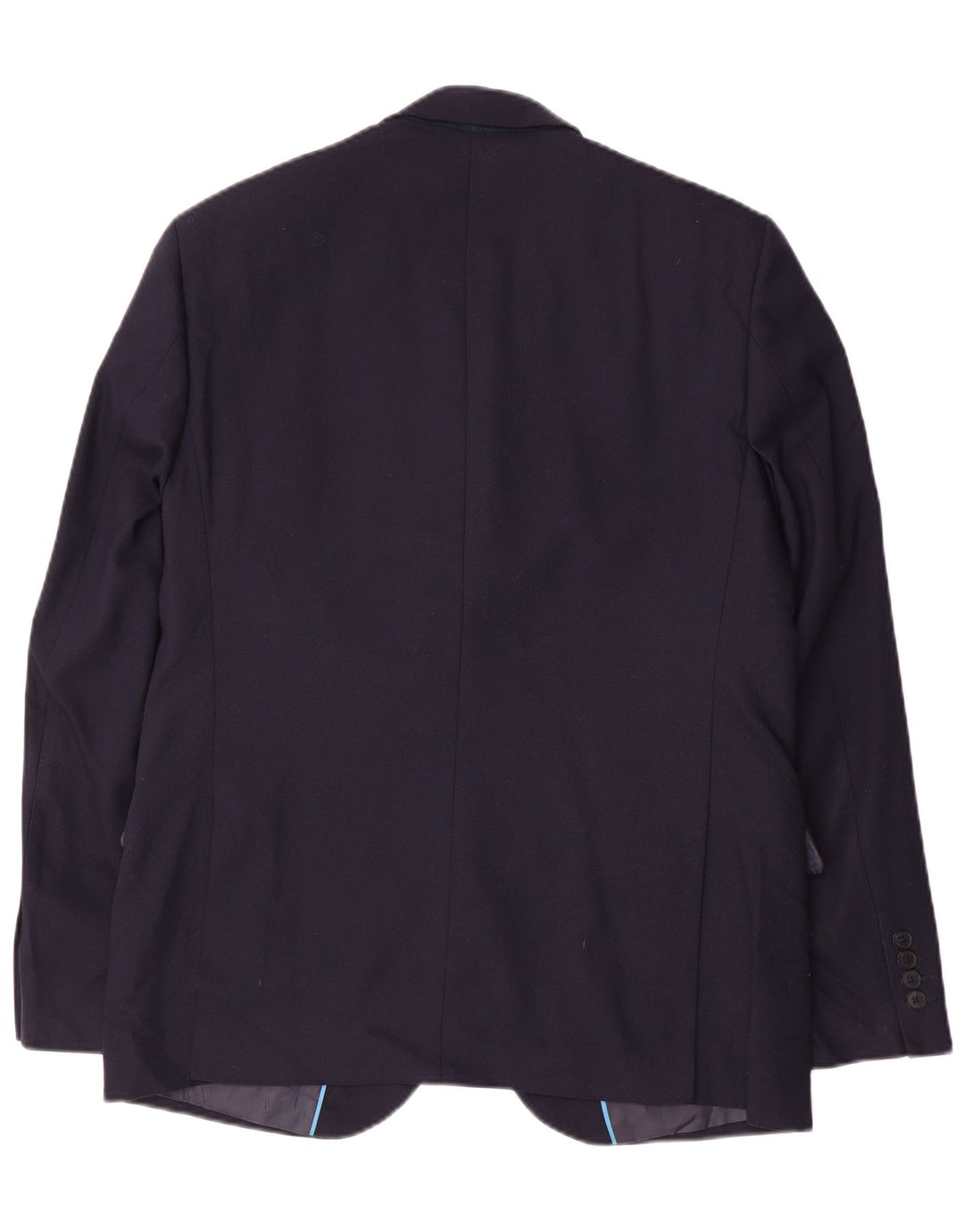 Marks & Spencer Herren-Blazer mit 2 Knöpfen, schmal, UK 42, XL, marineblaue Wolle