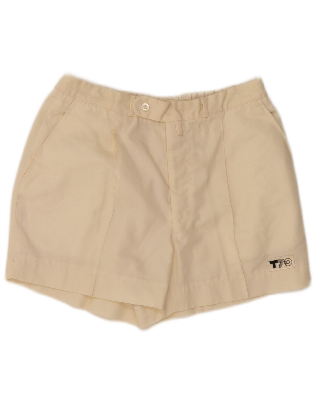 VINTAGE Damen Chinoshorts W28 Medium Off White