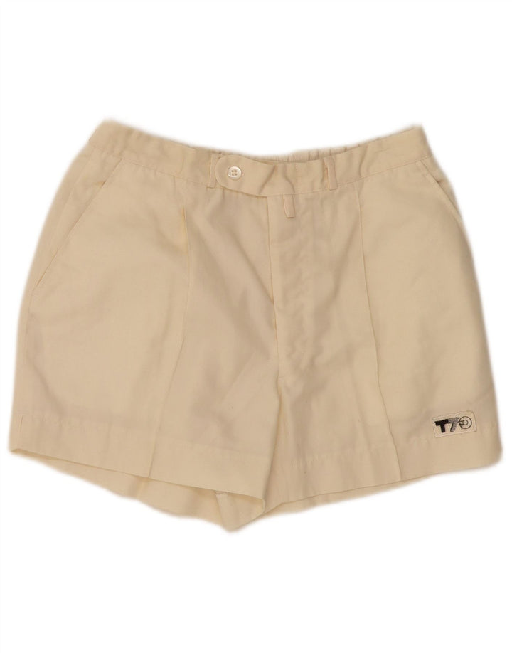 VINTAGE Damen Chinoshorts W28 Medium Off White