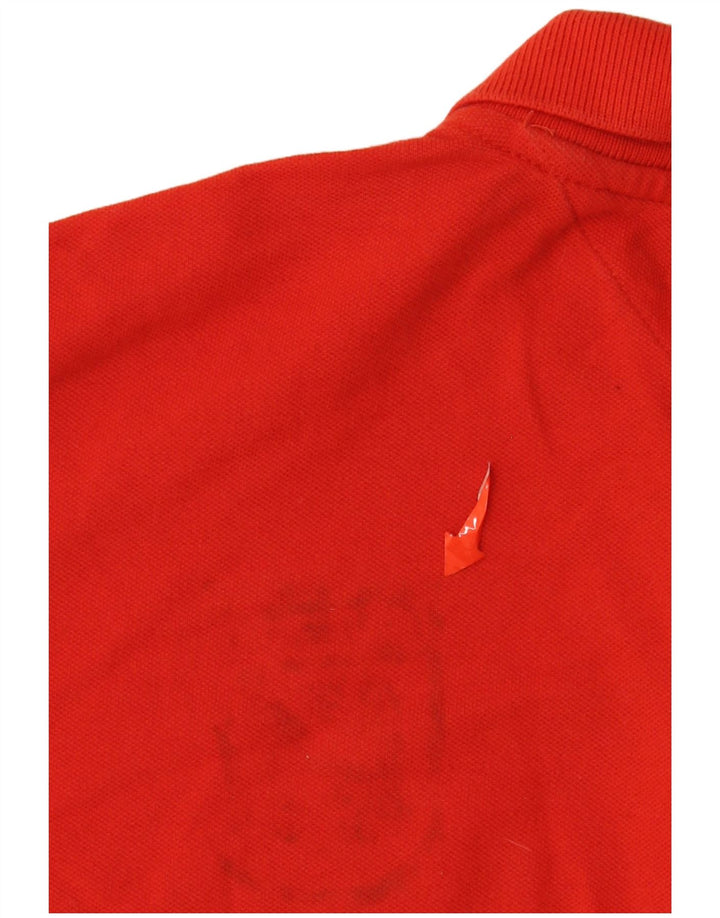 Tommy Hilfiger Herren-Poloshirt mit normaler Passform, kleine rote Baumwolle