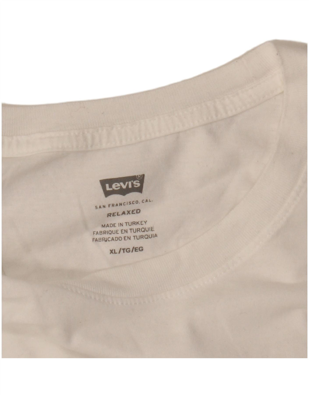 Levi's Herren Relaxed Fit Graphic T-Shirt Top XL Weiß