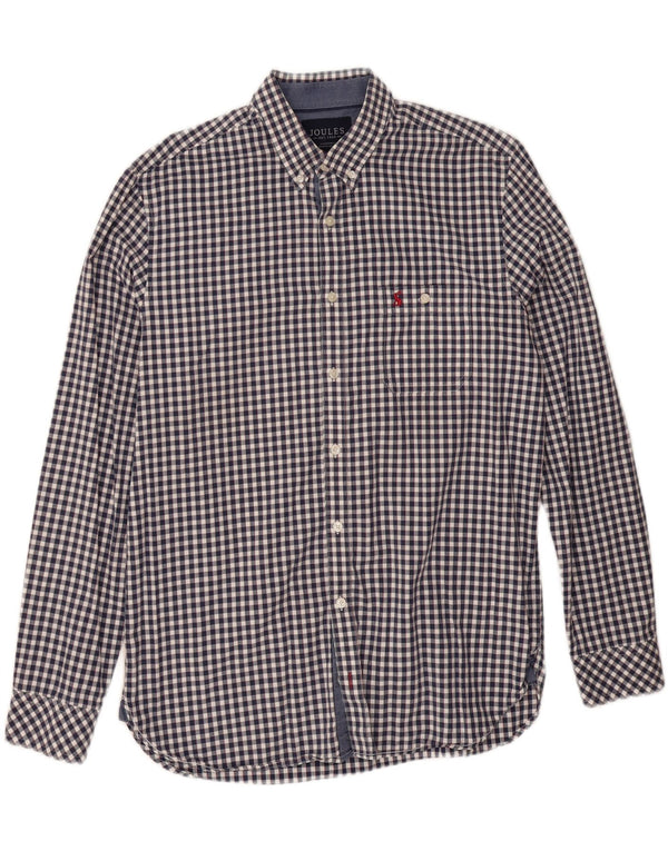 Joules Herren-Hemd mit klassischer Passform, groß, marineblau, Gingham-Baumwolle