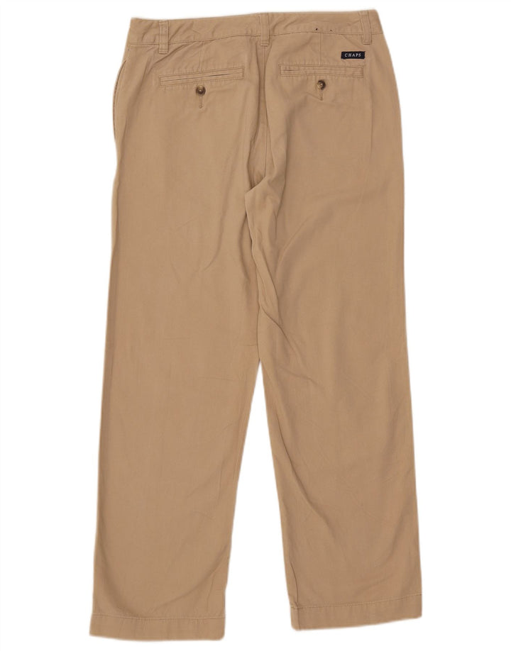 Chaps Jungen Husky Straight Chino Hose 11–12 Jahre W29 L26 Beige Baumwolle