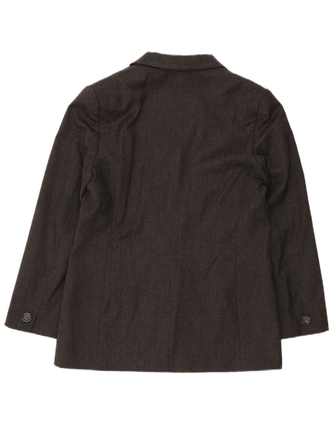 MARELLA Damen-Blazerjacke mit 3 Knöpfen, UK 14, mittelgraue Wolle