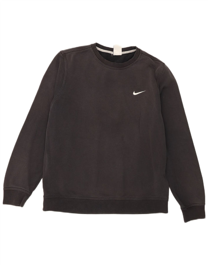 Nike Herren-Sweatshirt-Pullover, groß, schwarze Baumwolle
