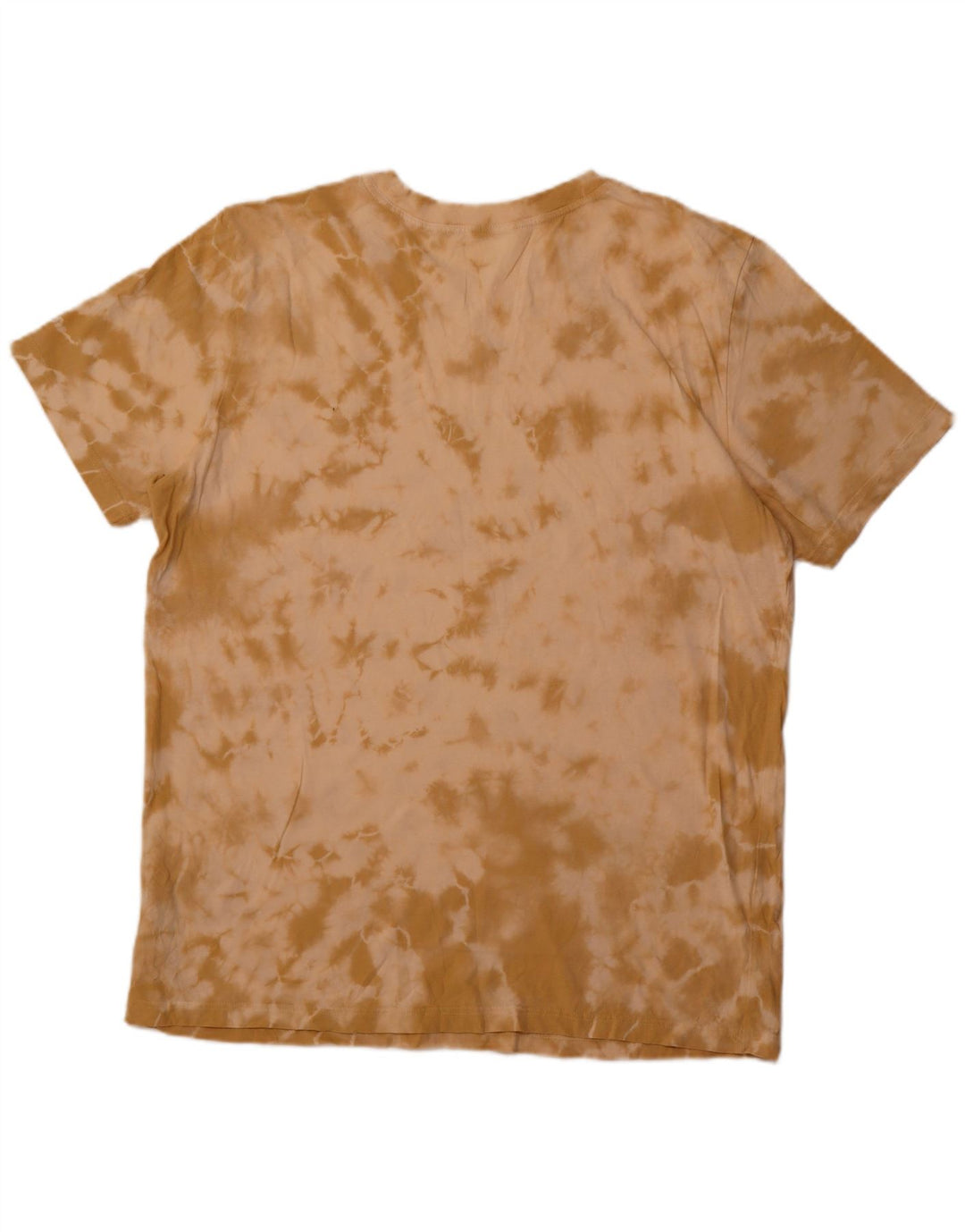 THE NORTH FACE Herren T-Shirt Top XL Braune Batik-Baumwolle