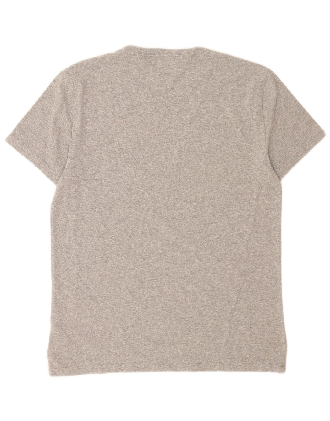 Tommy Hilfiger Herren-T-Shirt mit normaler Passform, mittelgrauer Baumwolle