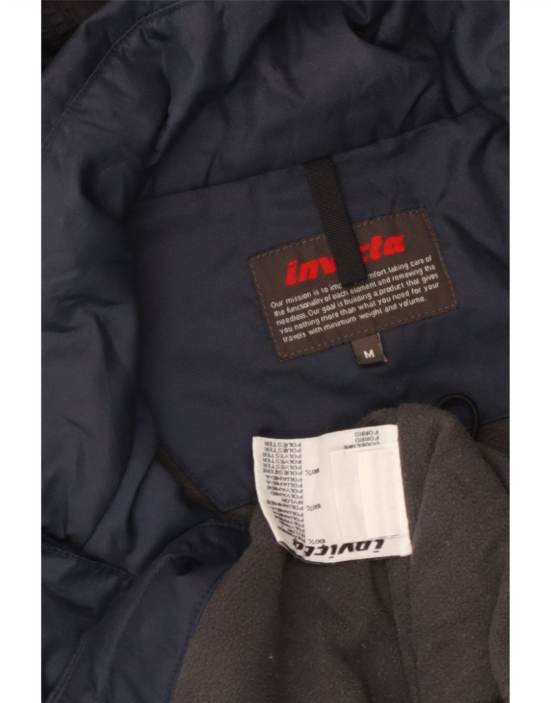 Invicta Herren-Windjacke mit Kapuze, UK 38, mittelblau, Polyamid