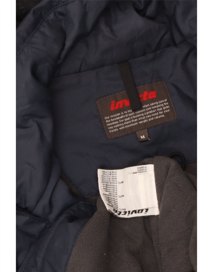 Invicta Herren-Windjacke mit Kapuze, UK 38, mittelblau, Polyamid