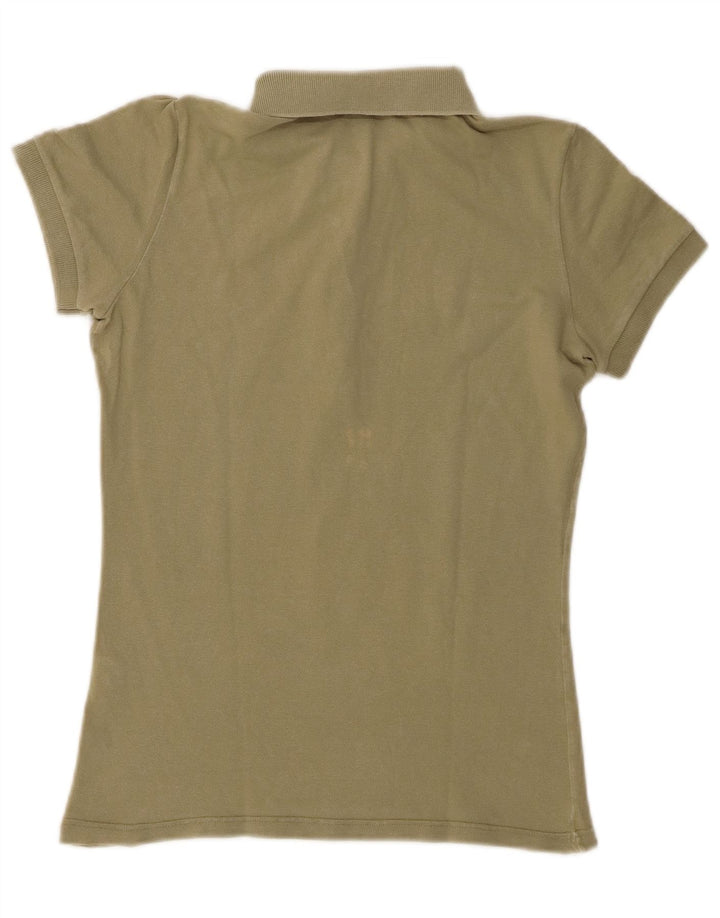 Fred Perry Damen Poloshirt UK 10 Small Khaki Baumwolle