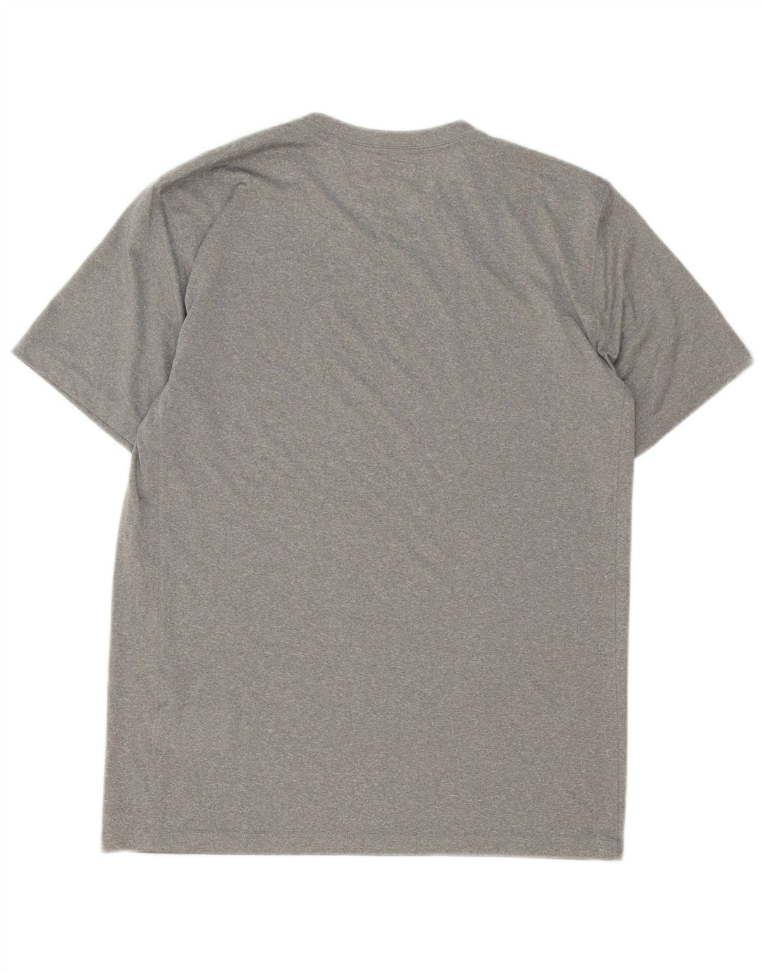 Nike Herren Dri Fit T-Shirt-Oberteil aus mittelgrauem Polyester
