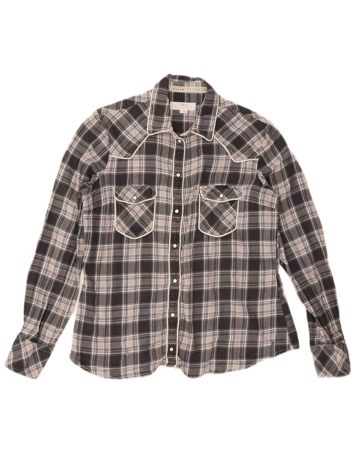 Marlboro Classics Damenhemd IT 46 Large Black Check