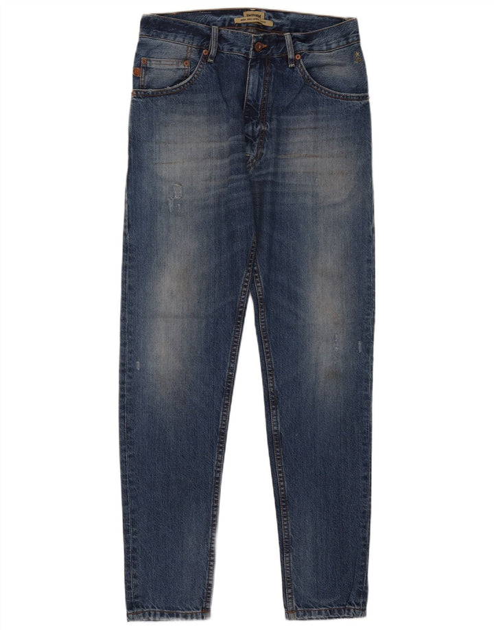 UNIFORM Herren Distressed Loose Jeans W30 L30 Blau