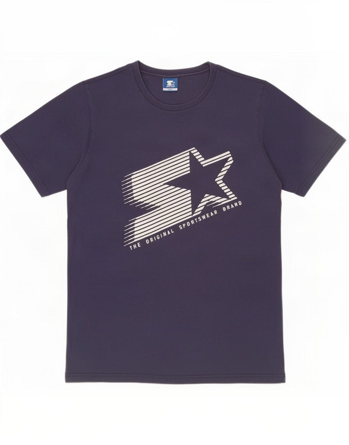 Starter Herren-T-Shirt mit Grafik, groß, marineblau, Baumwolle