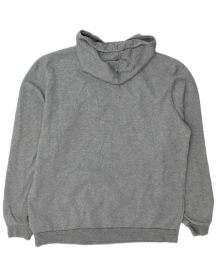 Puma Herren Graphic Hoodie Pullover Große graue Baumwolle