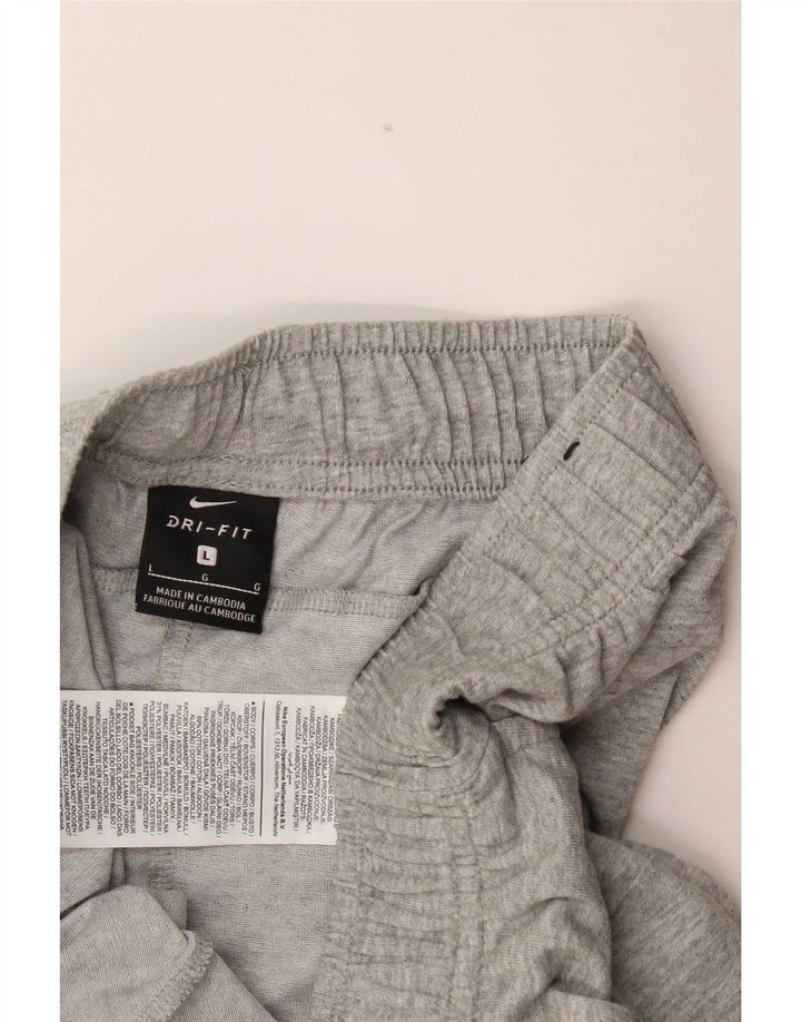 Nike Herren-Freizeitshorts, große graue Baumwolle