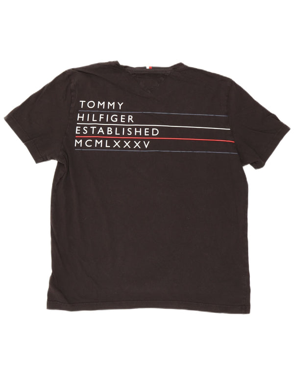 Tommy Hilfiger Mens Graphic T-Shirt Top 2XL Black