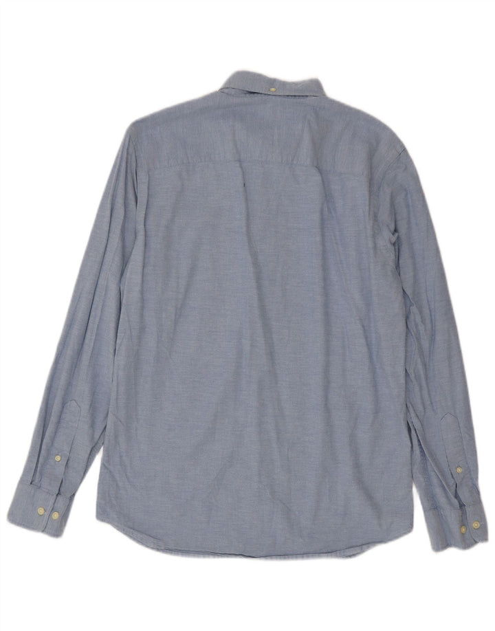 Jack & Jones Herrenhemd aus mittelblauer Baumwolle