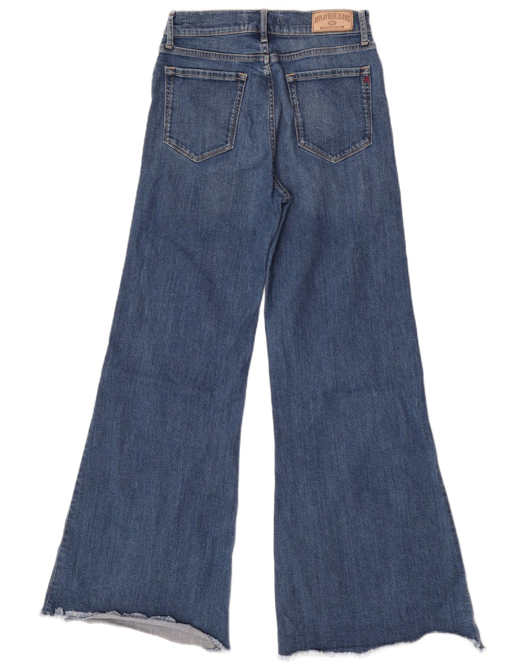 Replay Damen Schlagjeans W29 L32 Blaue Baumwolle