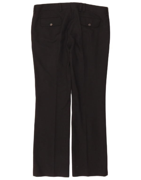 Mauro Grifoni Damen gerade Anzughose IT 44 Medium W30 L31 Schwarz