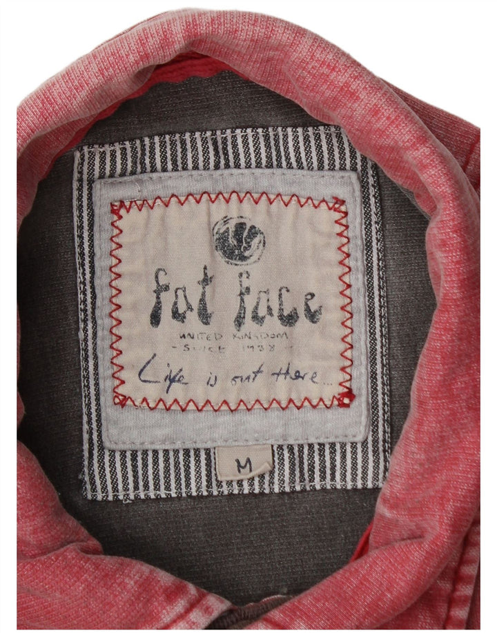 Fat Face Herren-Sweatshirt mit Rollkragen, Mittelrot, Baumwolle