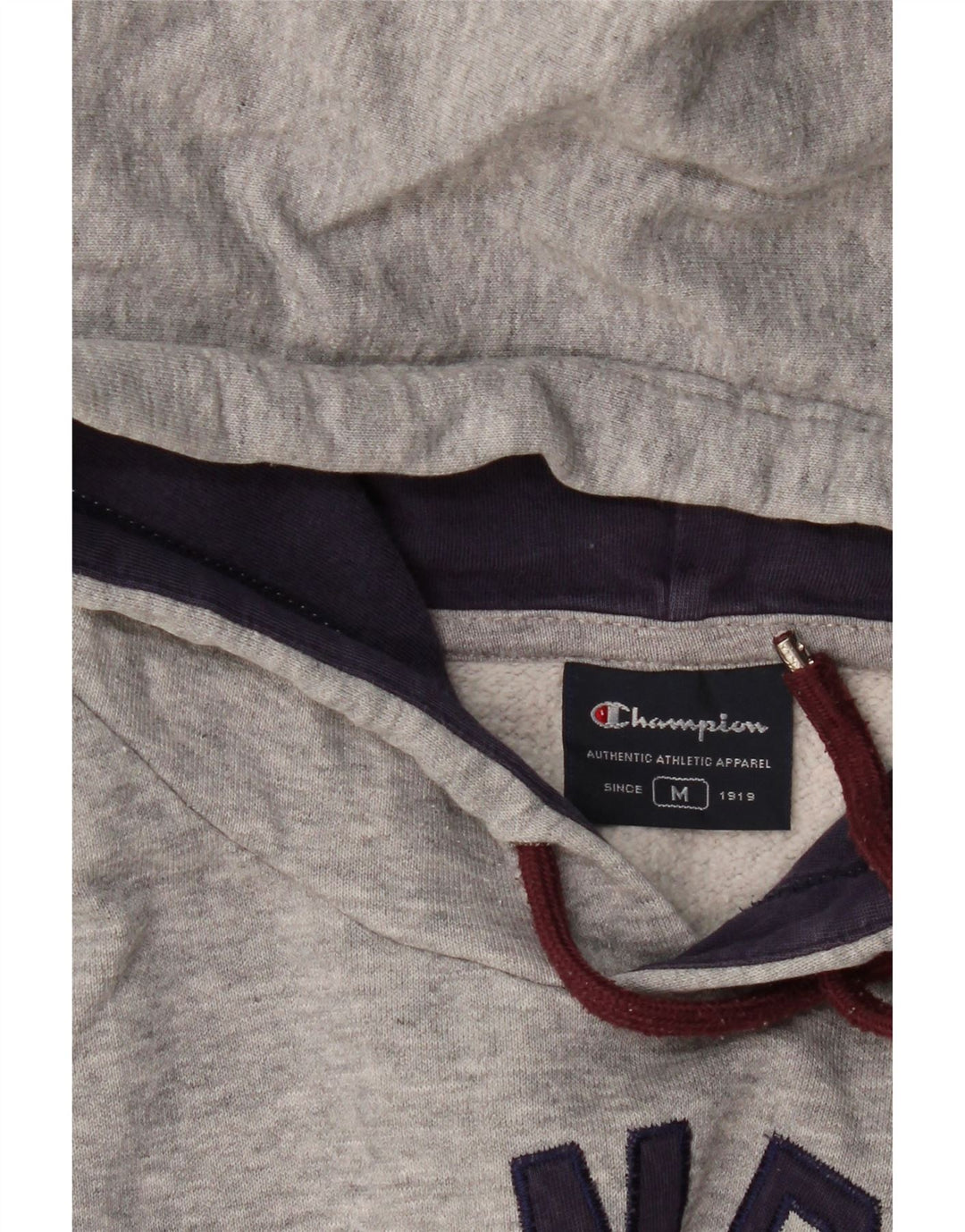 CHAMPION Herren-Kapuzenpullover mit Grafik, Mittelgrau