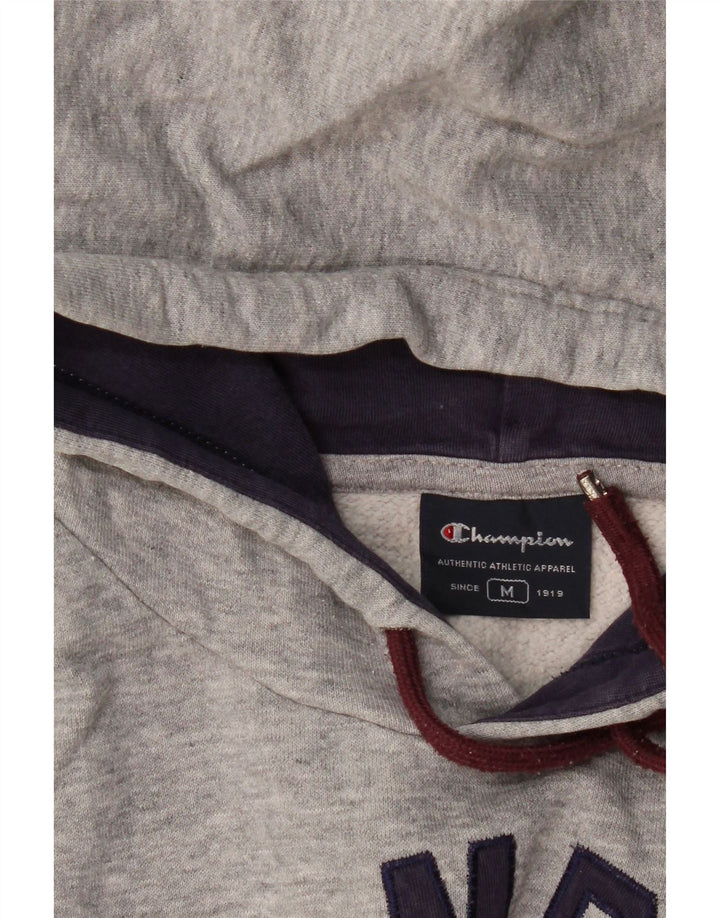 CHAMPION Herren-Kapuzenpullover mit Grafik, Mittelgrau