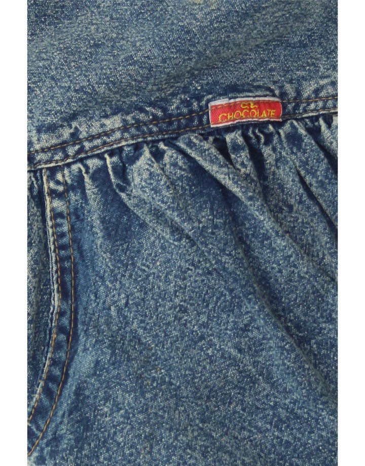 Vintage Damen Jeansrock W28 L30 Blaue Baumwolle