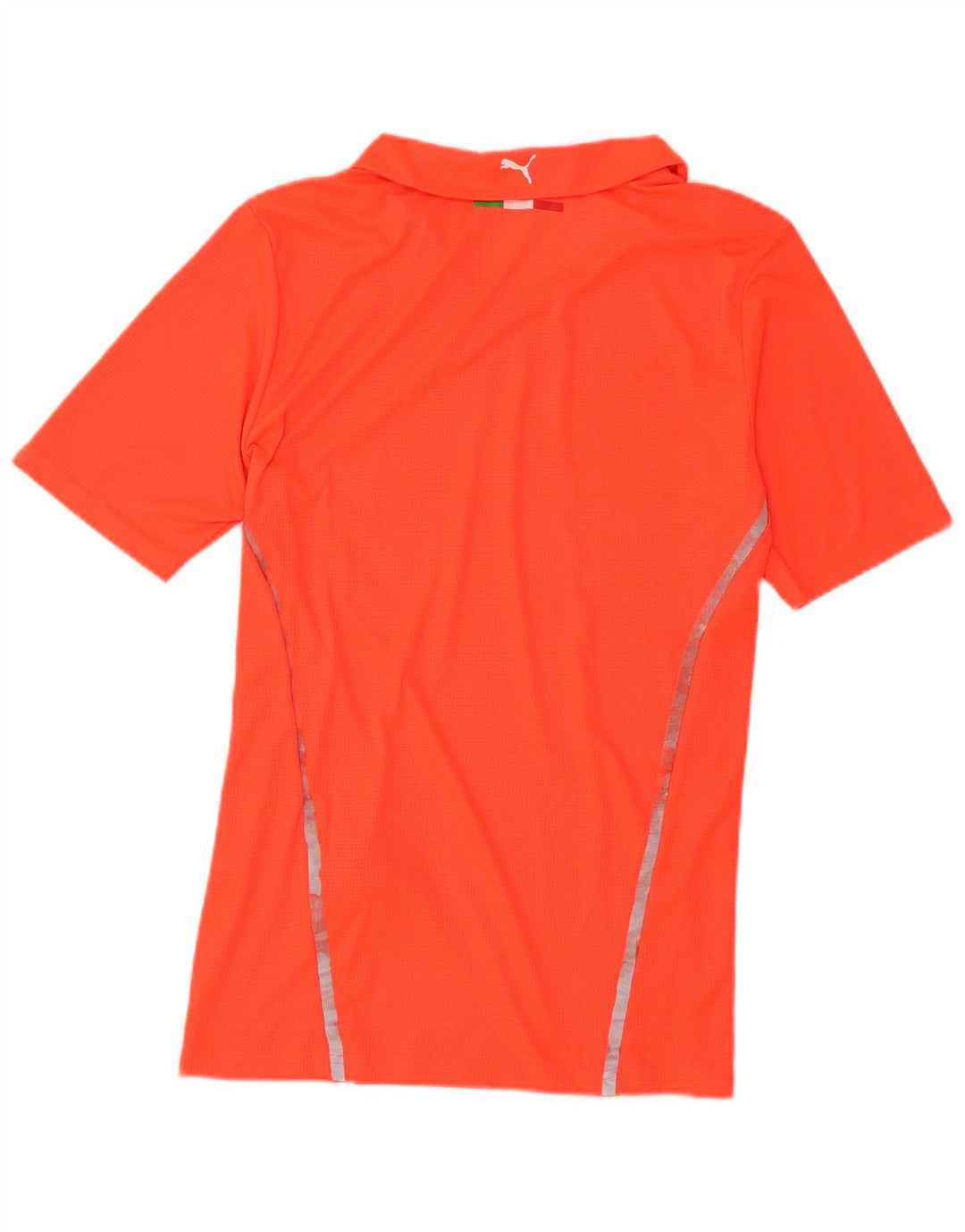 Puma Herren Poloshirt Small Orange Polyester