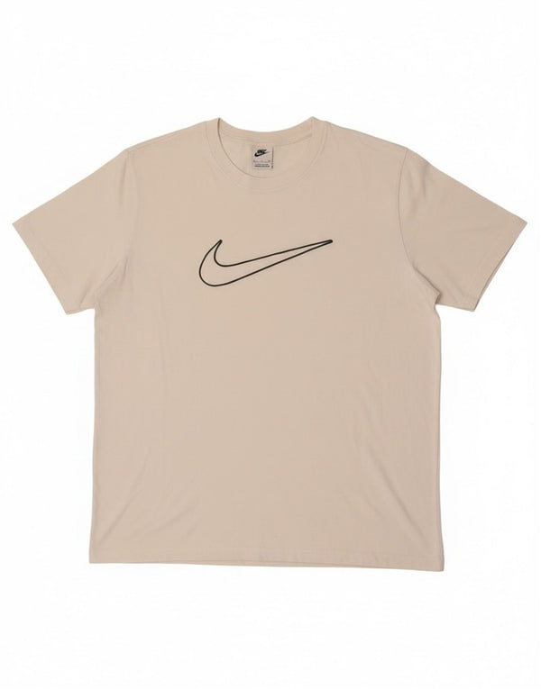 Nike Herren-T-Shirt mit Grafik, XL, aus weißer Baumwolle
