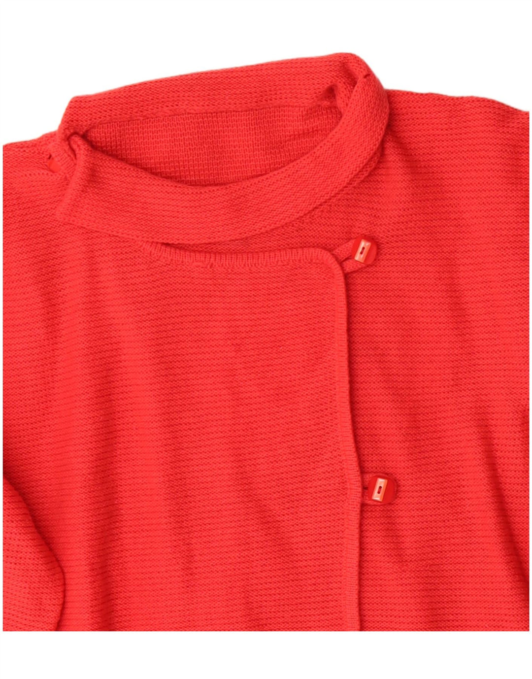 Vintage Womens Cardigan Sweater UK 16 Large Red