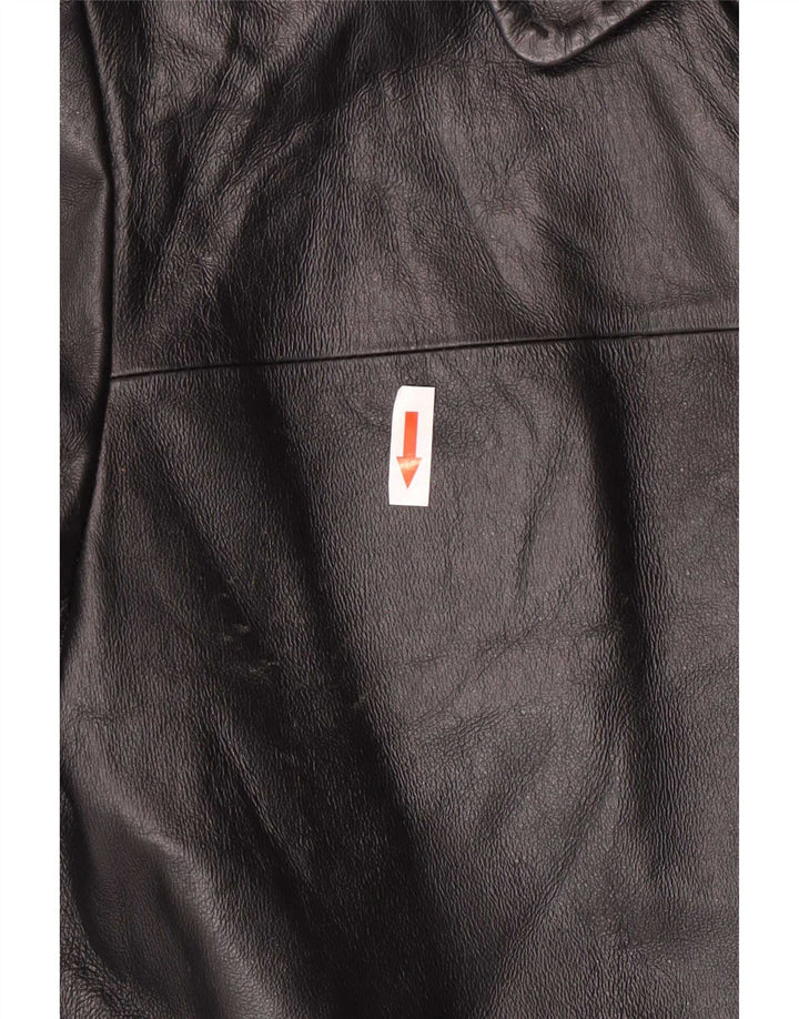 Conbipel Damen Lederjacke IT 44 Medium Schwarz