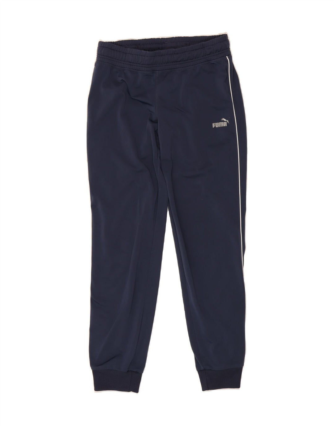 PUMA Womens Tracksuit Trousers Joggers UK 12 Medium Navy Blue Vintage Puma and Second-Hand Puma from Messina Hembry 