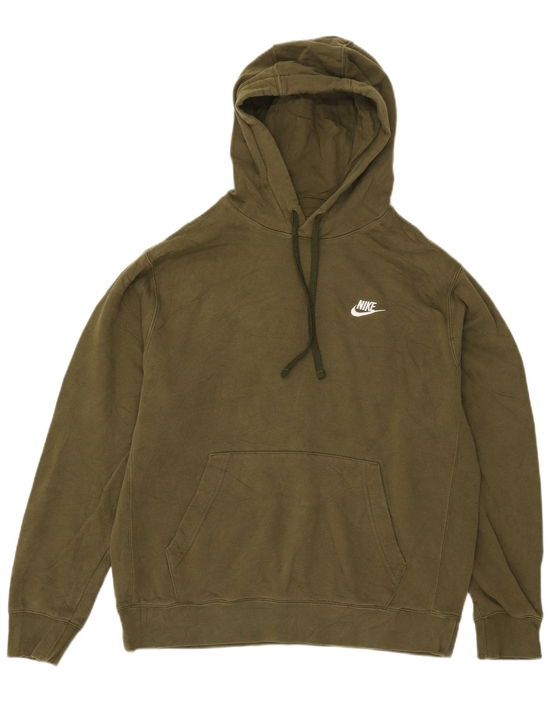 Nike Herren Kapuzenpullover, groß, Khaki, Baumwolle