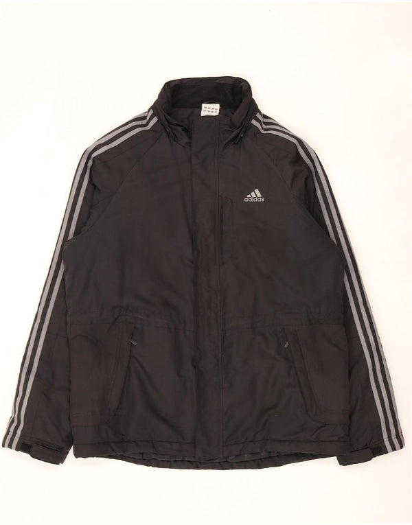 ADIDAS Herren Windjacke UK 40 Large Schwarz Polyester