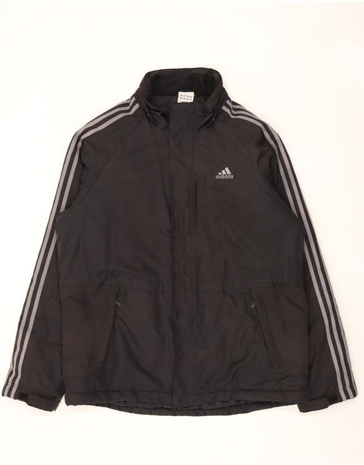 ADIDAS Herren Windjacke UK 40 Large Schwarz Polyester