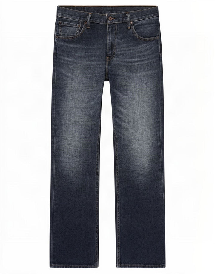 Levi's Herren 527 Bootcut Jeans W33 L32 Blaue Baumwolle
