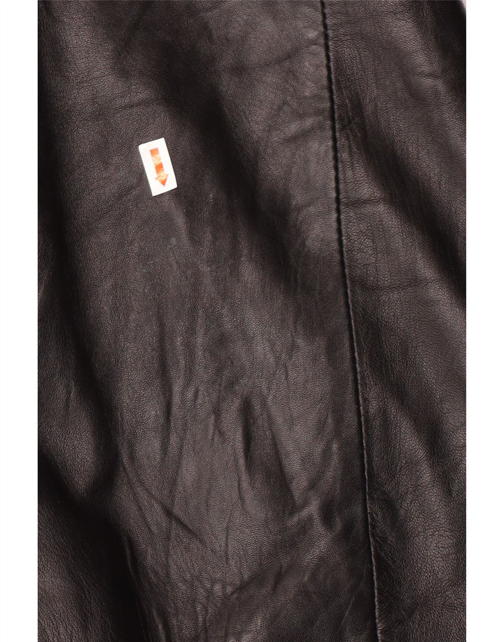 Vintage Damen Lederjacke IT 44 Medium Black Classic