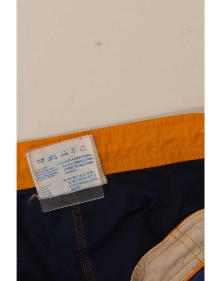Champion Herren-Badeshorts, mittelgroß, marineblau, Colourblock-Polyamid