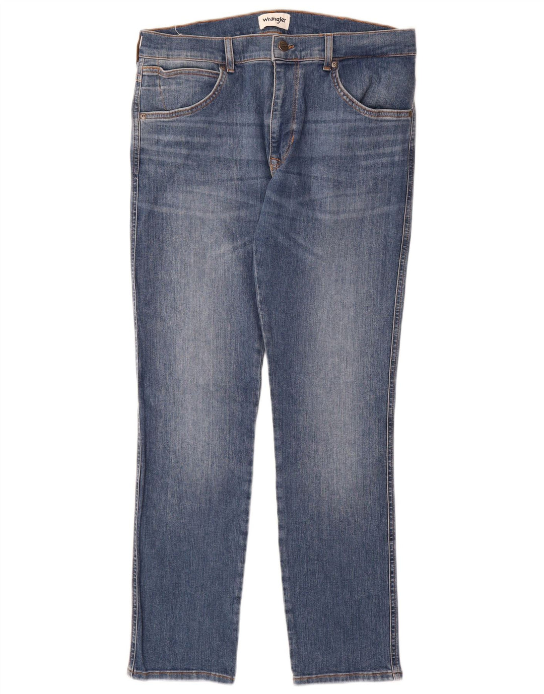 Wrangler Damen Larston Slim Jeans W33 L32 Blaue Baumwolle
