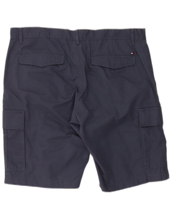 Tommy Hilfiger Herren Cargoshorts W38 XL Marineblau Baumwolle