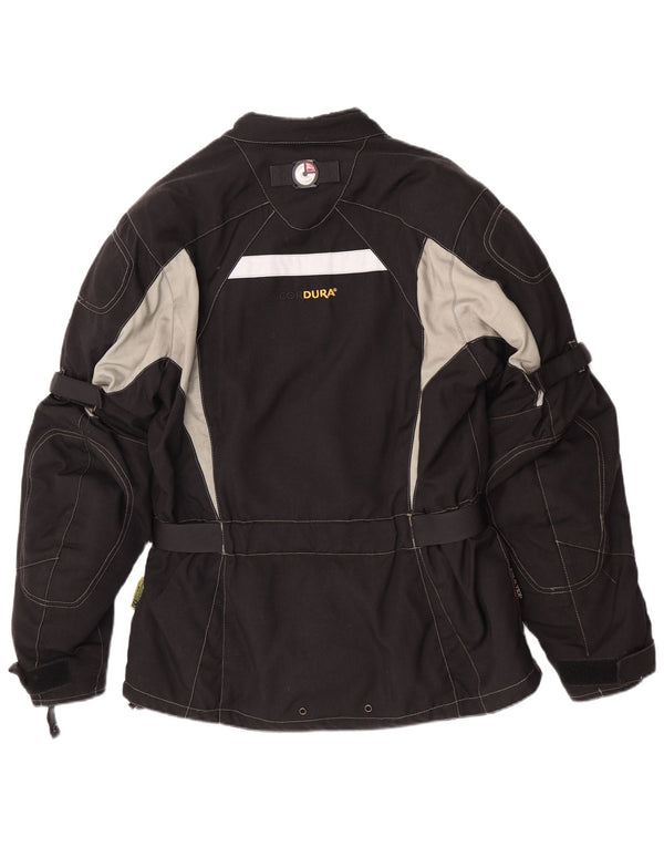 POLO Damen-Motorradrennjacke UK 14 Medium Black Colourblock