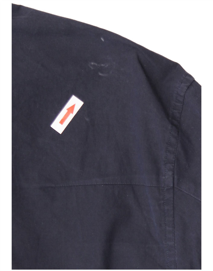 Calvin Klein Jeans Herren-Slim-Fit-Hemd aus mittelblauer Baumwolle