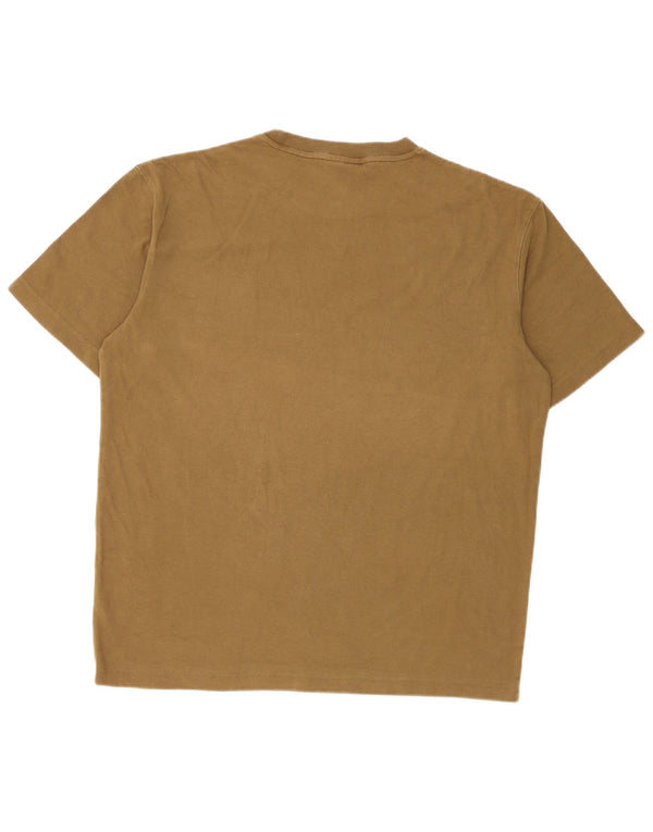 Champion Herren T-Shirt Top Medium Khaki Baumwolle