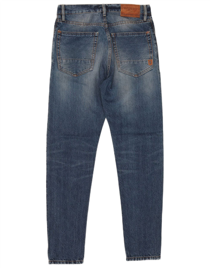 UNIFORM Herren Distressed Loose Jeans W30 L30 Blau