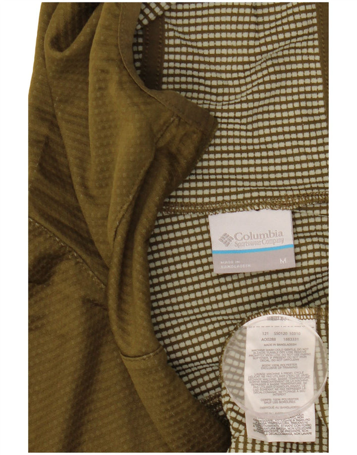 Columbia Herren-Kapuzenpullover mit Reißverschluss, mittleres Khaki, Polyester
