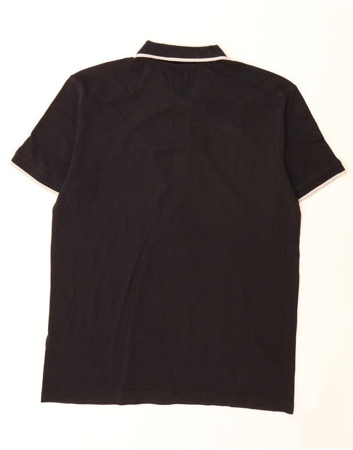 Kappa Herren Poloshirt Large Schwarz