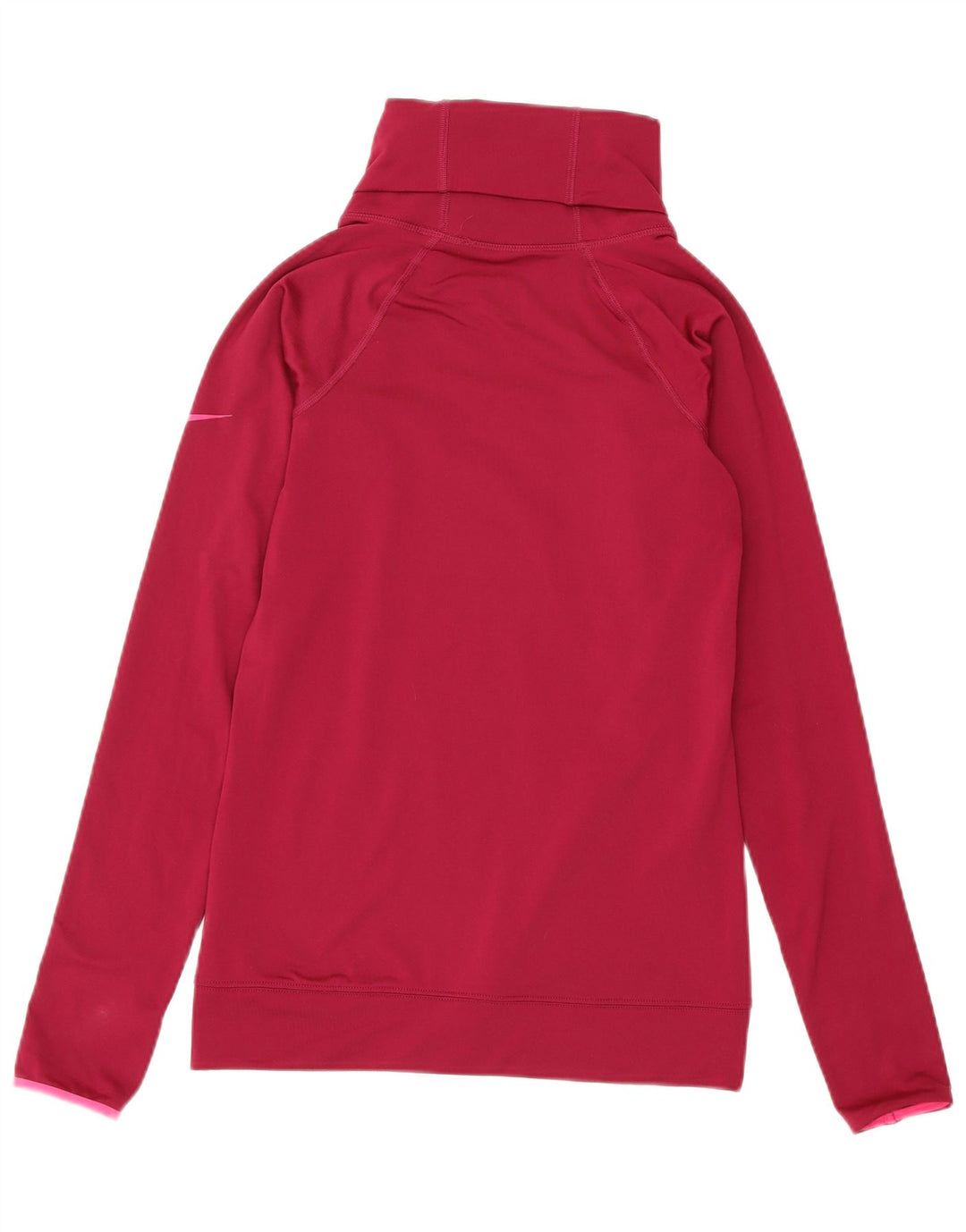 NIKE Damen Dri Fit Rollkragen-Sweatshirtpullover, Gr. 8, klein, rosa, Polyester